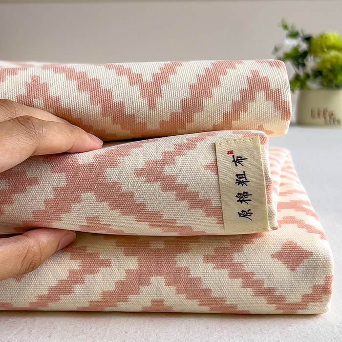 91家纺网 家纺一手货源 找家纺 芃成家纺 2026新款老粗布单床笠 回忆