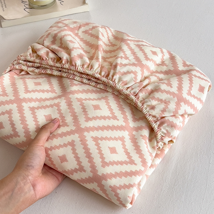 91家纺网 家纺一手货源 找家纺 芃成家纺 2026新款老粗布单床笠 回忆