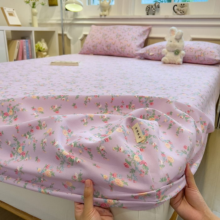 91家纺网 家纺一手货源 找家纺 芃成家纺 2026新款老粗布单床笠 罗蔓