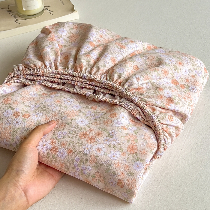 91家纺网 家纺一手货源 找家纺 芃成家纺 2026新款老粗布单床笠 西西里