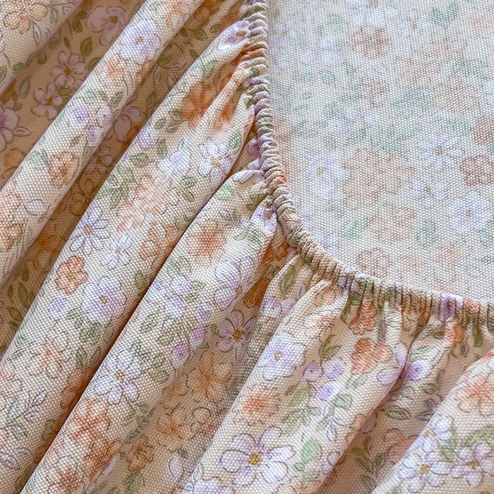 91家纺网 家纺一手货源 找家纺 芃成家纺 2026新款老粗布单床笠 西西里