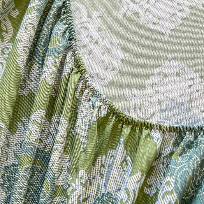 91家纺网 家纺一手货源 找家纺 芃成家纺 2026新款老粗布单床笠 夏洛特