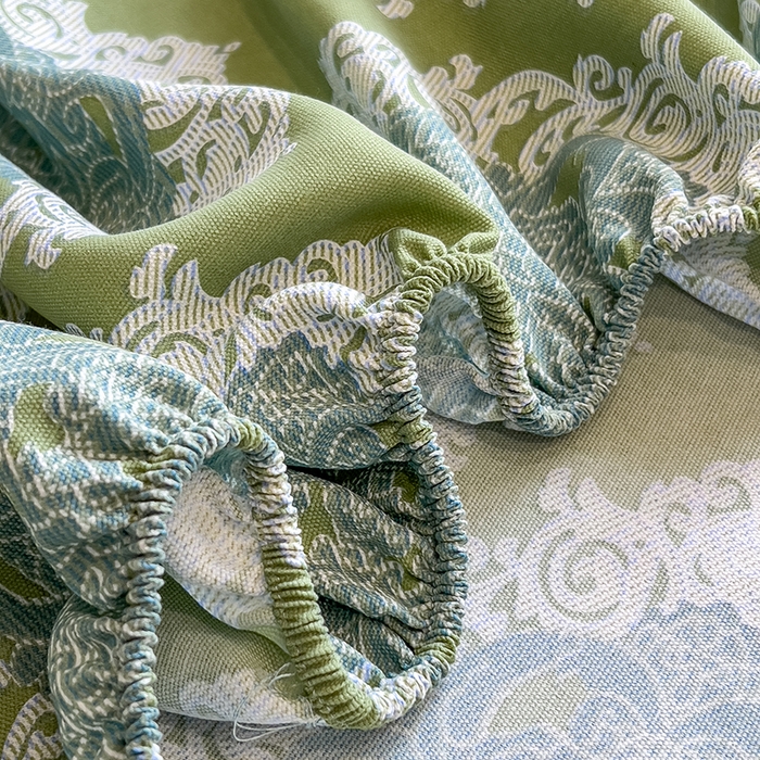 91家纺网 家纺一手货源 找家纺 芃成家纺 2026新款老粗布单床笠 夏洛特