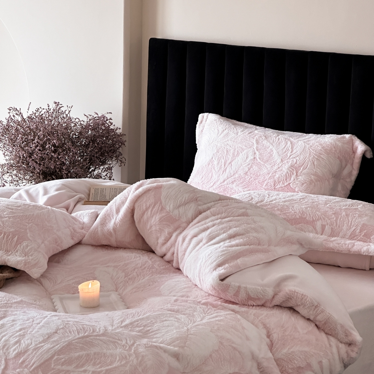 91家纺网 家纺一手货源 找家纺 （总）MIU缪家居 2025新款A版兔毛B版牛奶绒四件套-挪威森林