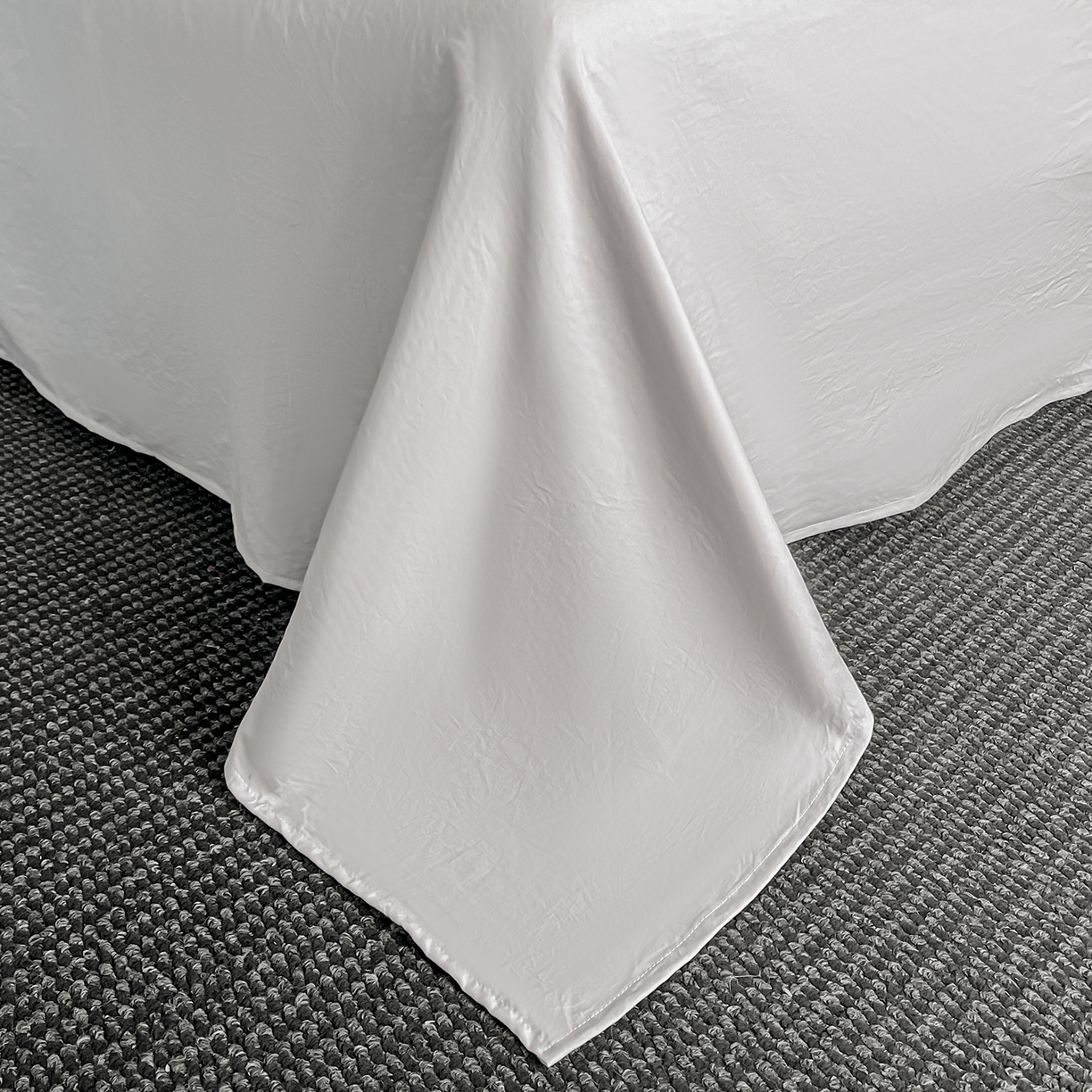 91家纺网 家纺一手货源 找家纺 你好美丽 2026新款柔软水洗棉立体浮雕提花四件套-繁花系列 繁花灰