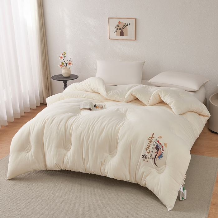 91家纺网 家纺一手货源 找家纺 （总）耀悦家纺 2026新款国潮水洗纯棉大豆纤维原棉春秋被冬被夏被新中式