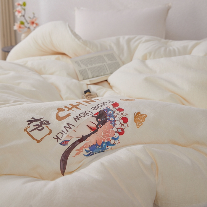 91家纺网 家纺一手货源 找家纺 耀悦家纺2025新款正版授权三丽鸥高克重卡通牛奶绒毛毯多功能毯子盖毯 星星玉桂狗