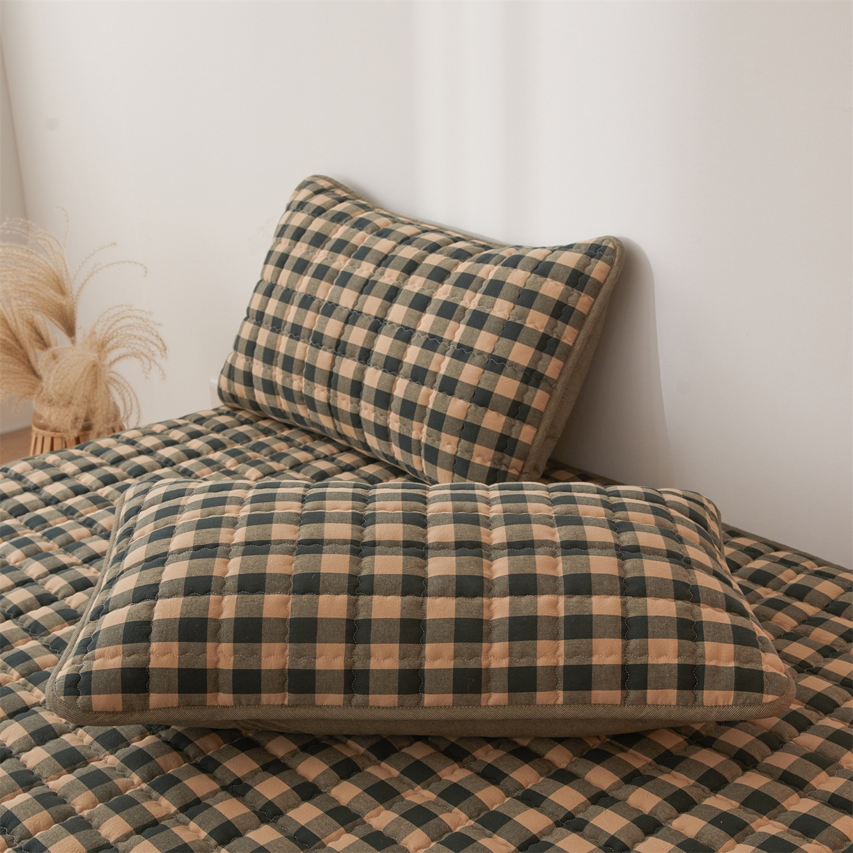 91家纺网 家纺一手货源 找家纺 （总）3C 2026新款全棉水洗棉棉花夹棉床笠