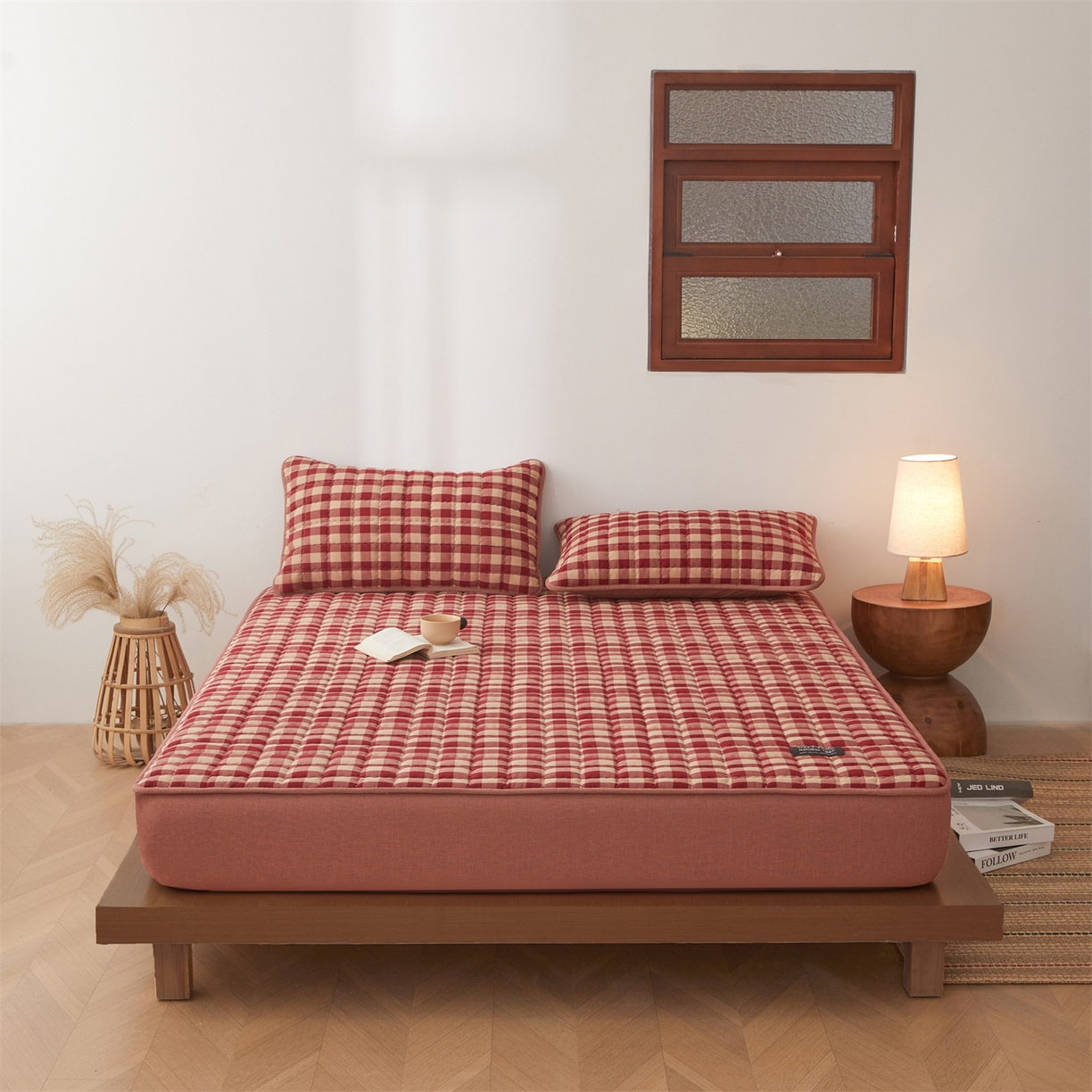 91家纺网 家纺一手货源 找家纺 （总）3C 2026新款全棉水洗棉棉花夹棉床笠