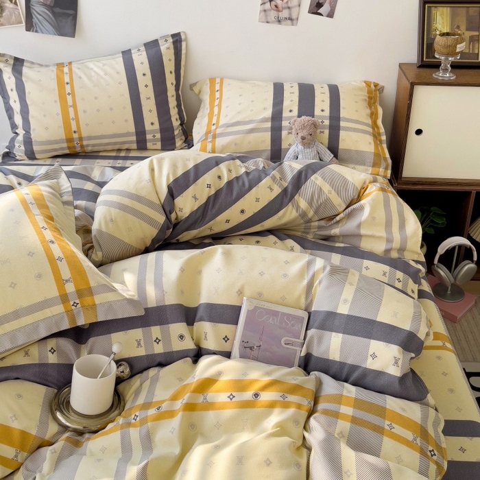 91家纺网 家纺一手货源 找家纺 （总）灿哈家纺 植物羊绒加厚磨毛水洗棉亲肤棉四件套套件单被套单品