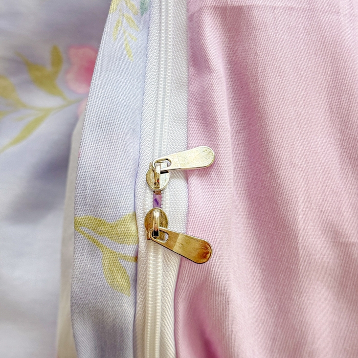 91家纺网 家纺一手货源 找家纺 禧安居 2025新款高支高密活性印染全棉被套单被套（支持定制尺寸）蝶恋花