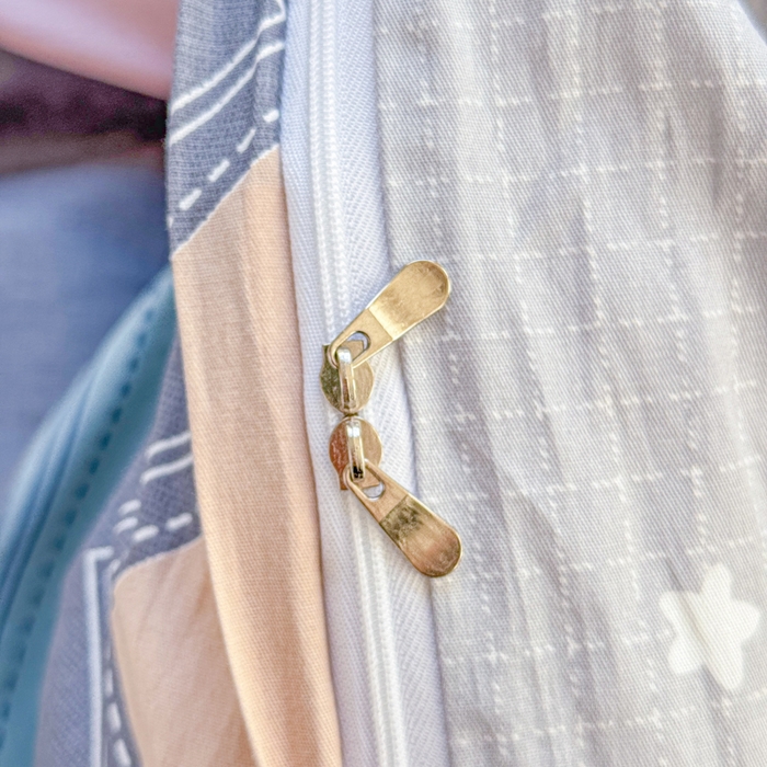 91家纺网 家纺一手货源 找家纺 禧安居 2025新款高支高密活性印染全棉被套单被套（支持定制尺寸）几何飞船