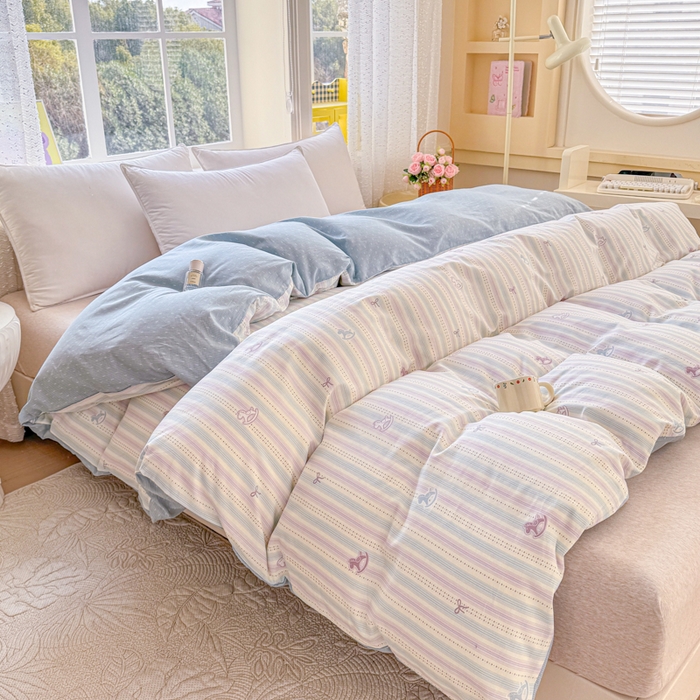 91家纺网 家纺一手货源 找家纺 禧安居 2025新款高支高密活性印染全棉被套单被套（支持定制尺寸）马上有钱