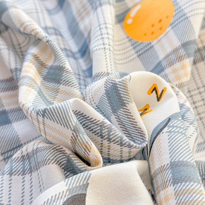 91家纺网 家纺一手货源 找家纺 禧安居 2025新款高支高密活性印染全棉被套单被套（支持定制尺寸）熊猫美梦