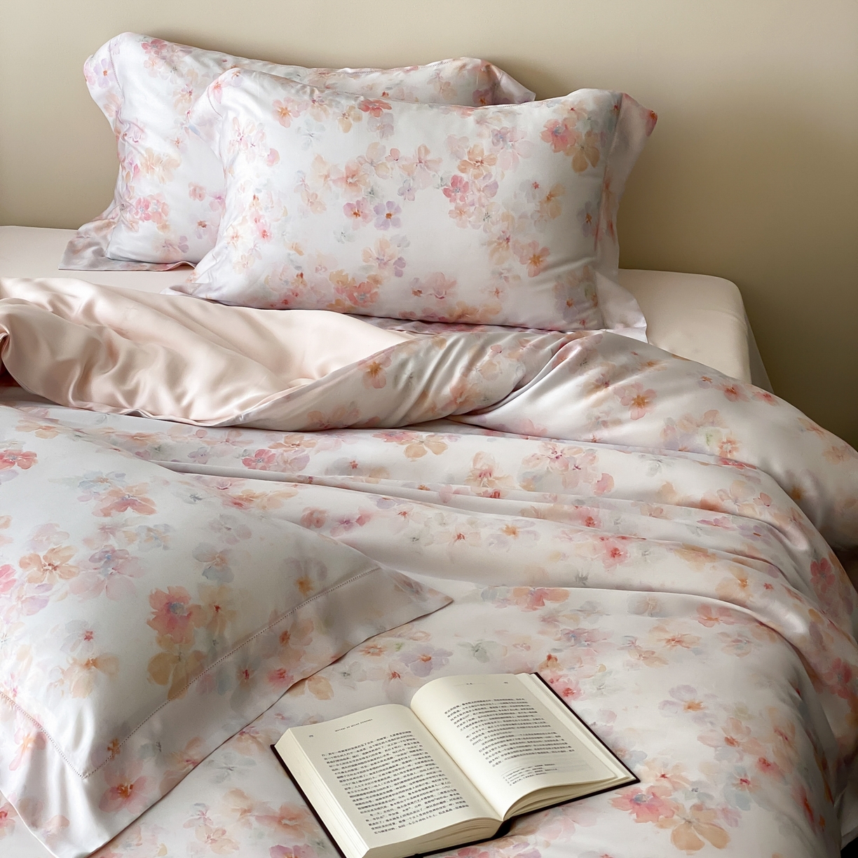 91家纺网 家纺一手货源 找家纺 （总）云栖家居 2026新款春夏60支兰精天丝四件套-夏季