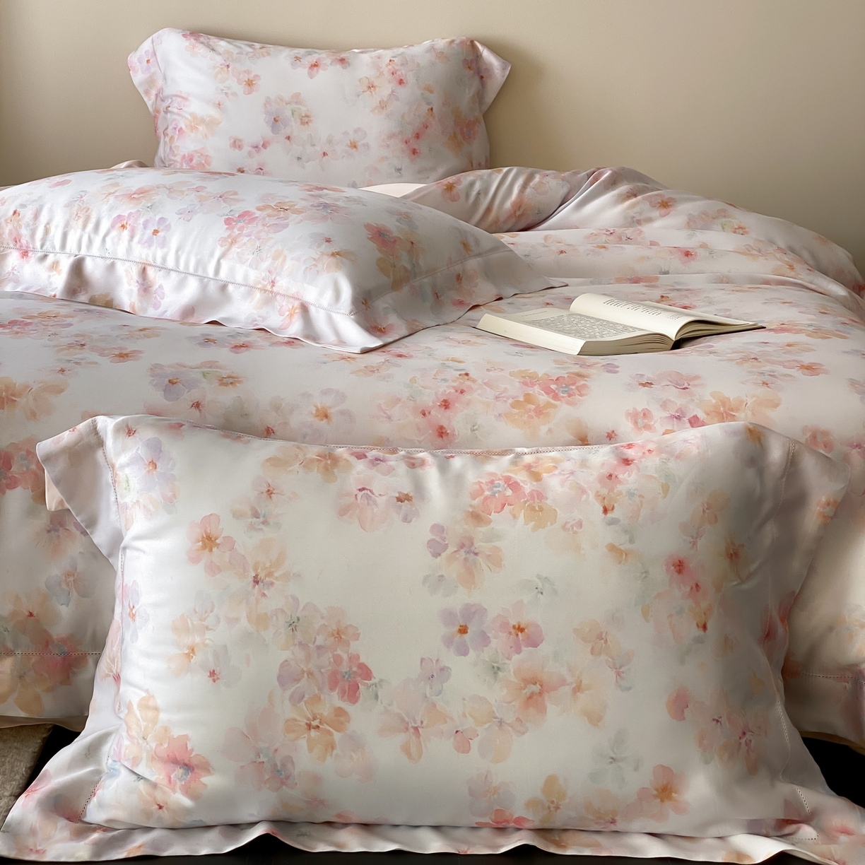 91家纺网 家纺一手货源 找家纺 （总）云栖家居 2026新款春夏60支兰精天丝四件套-夏季