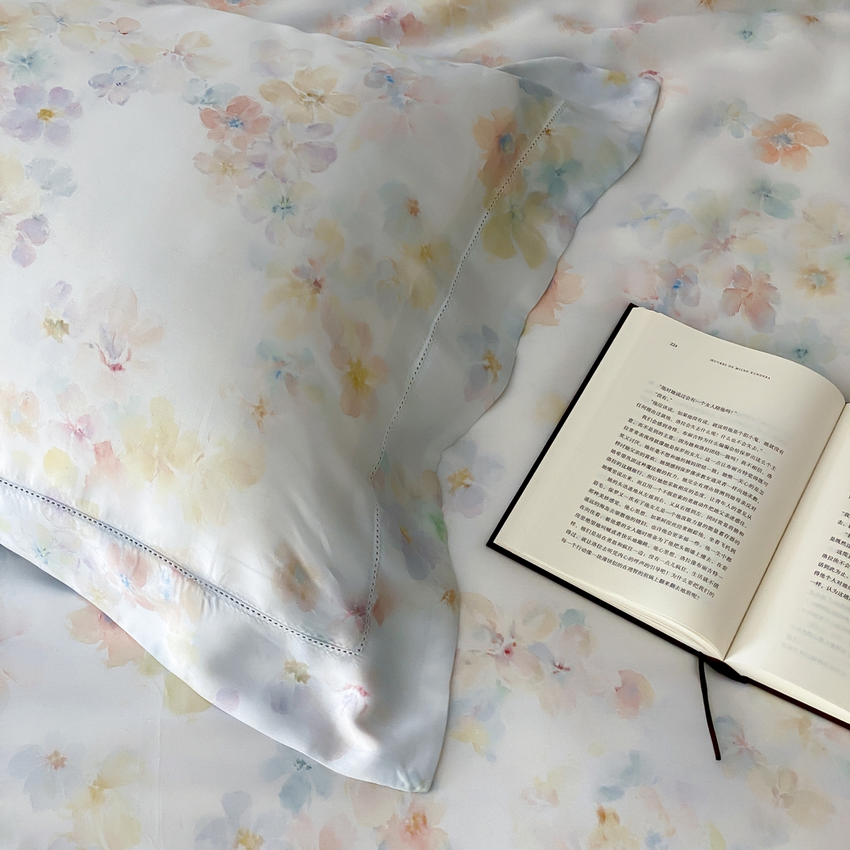 91家纺网 家纺一手货源 找家纺 云栖家居 2026新款春夏60支兰精天丝四件套-夏季 夏季-蓝