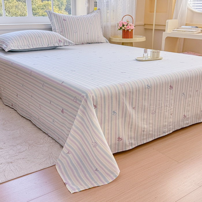 91家纺网 家纺一手货源 找家纺 禧安居 2025新款高支高密活性印染全棉印花床单单床单（支持定制尺寸）（支持定制尺寸）马上有钱