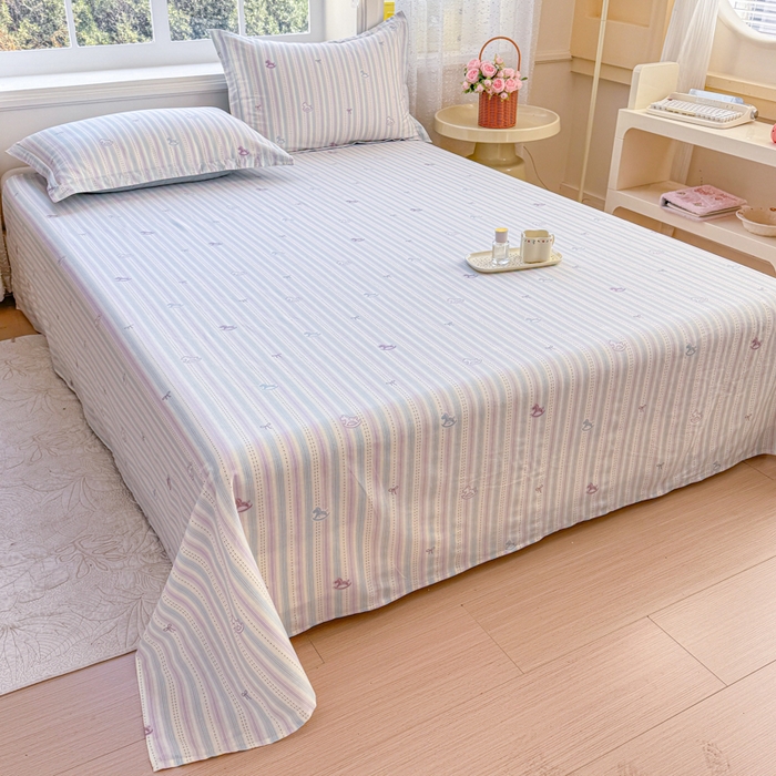 91家纺网 家纺一手货源 找家纺 禧安居 2025新款高支高密活性印染全棉印花床单单床单（支持定制尺寸）（支持定制尺寸）马上有钱