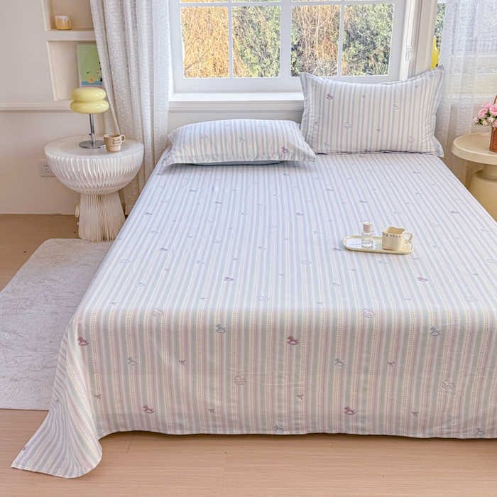 91家纺网 家纺一手货源 找家纺 禧安居 2025新款高支高密活性印染全棉印花床单单床单（支持定制尺寸）（支持定制尺寸）马上有钱