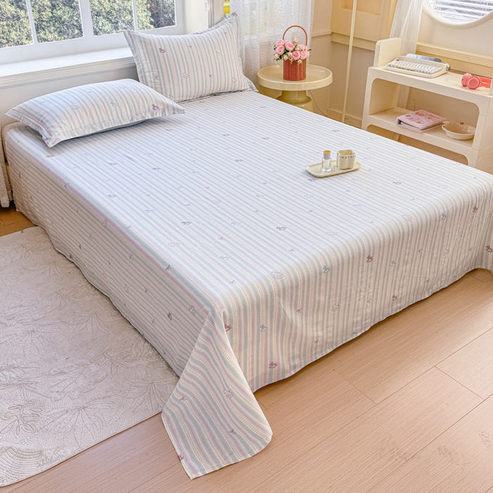 91家纺网 家纺一手货源 找家纺 禧安居 2025新款高支高密活性印染全棉印花床单单床单（支持定制尺寸）（支持定制尺寸）马上有钱