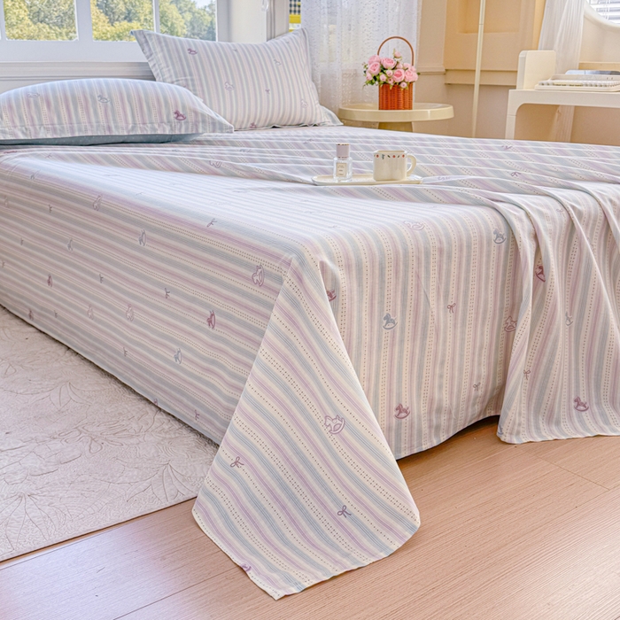 91家纺网 家纺一手货源 找家纺 禧安居 2025新款高支高密活性印染全棉印花床单单床单（支持定制尺寸）（支持定制尺寸）马上有钱