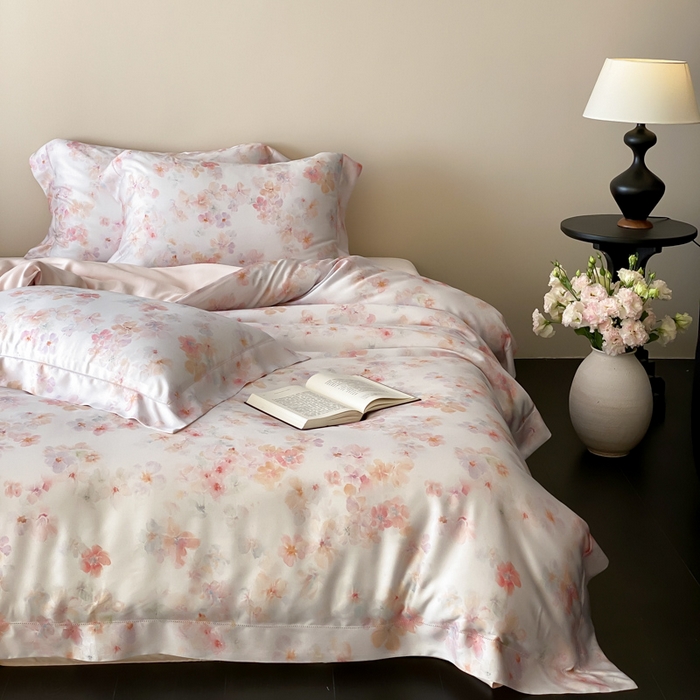 91家纺网 家纺一手货源 找家纺 （总）云栖家居 2026新款春夏60支兰精天丝四件套-夏季