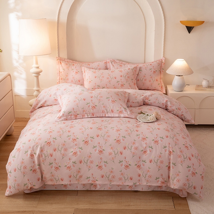 91家纺网 家纺一手货源 找家纺 （总）磨毛世家家纺 2026新款铂金磨毛纯棉加厚全棉磨毛四件套