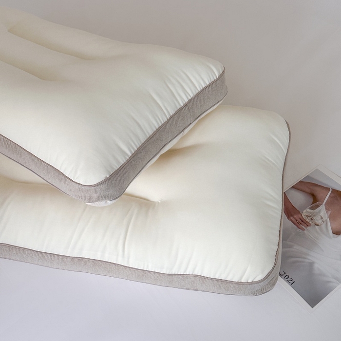 91家纺网 家纺一手货源 找家纺 （总）伟邦枕芯 2026春夏新款羊绒蚕丝纤维护颈枕 枕头枕芯