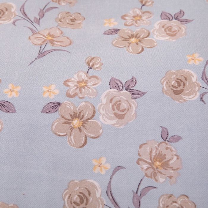 91家纺网 家纺一手货源 找家纺 磨毛世家家纺 2026新款铂金磨毛纯棉加厚全棉磨毛四件套 香雪海-蓝