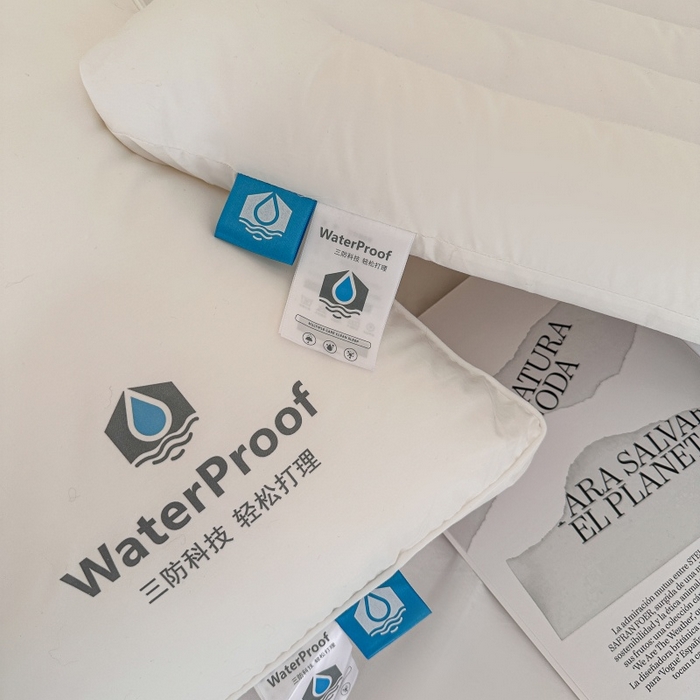 91家纺网 家纺一手货源 找家纺 伟邦枕芯 2026春夏新款三防酒店枕 枕头枕芯 白色-低枕