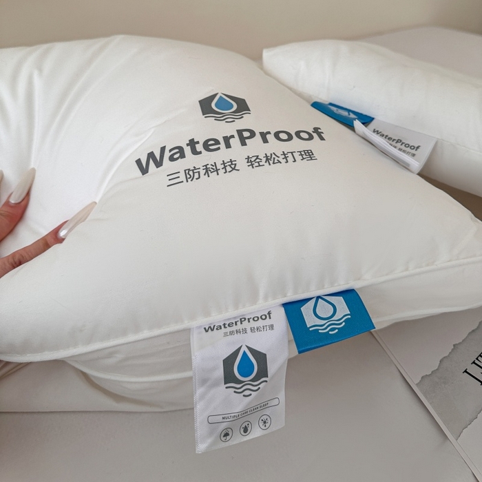 91家纺网 家纺一手货源 找家纺 伟邦枕芯 2026春夏新款三防酒店枕 枕头枕芯 白色-低枕