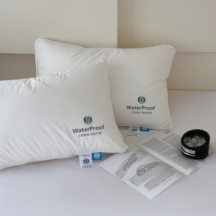 91家纺网 家纺一手货源 找家纺 伟邦枕芯 2026春夏新款三防酒店枕 枕头枕芯 白色-高枕