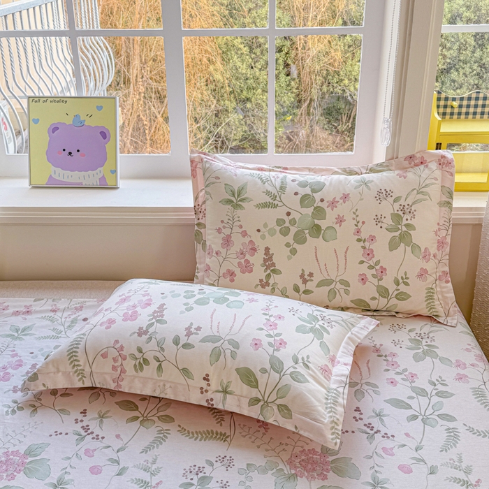 91家纺网 家纺一手货源 找家纺 （总）禧安居 2025新款高支高密活性印染全棉枕套单枕套