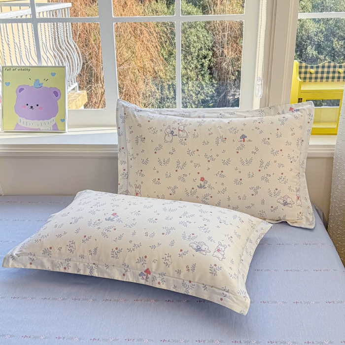 91家纺网 家纺一手货源 找家纺 （总）禧安居 2025新款高支高密活性印染全棉枕套单枕套