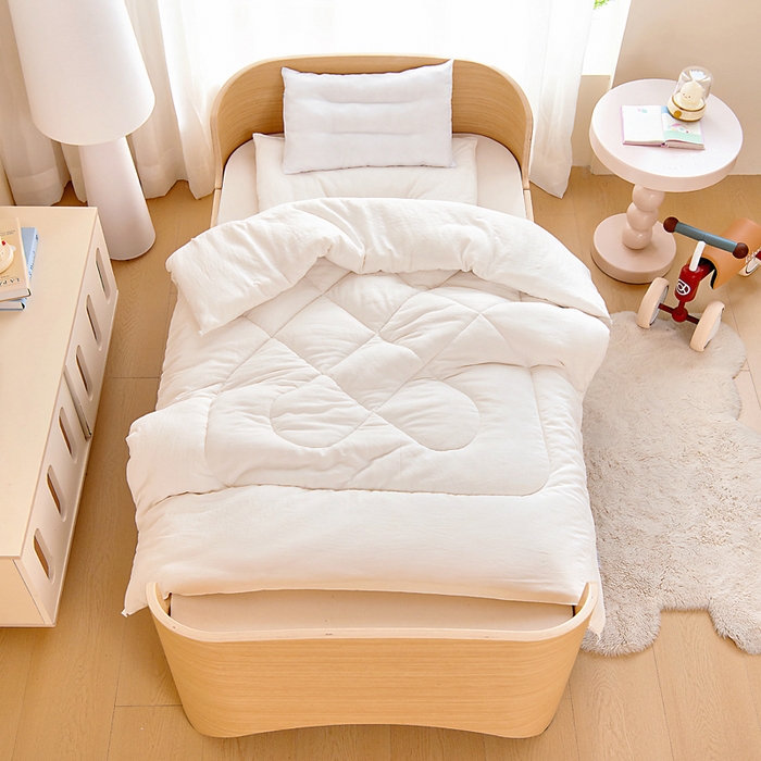 （总）乐秀家纺 2026新款水洗棉幼儿园A类羽丝棉芯内胆多件套被芯垫芯枕芯