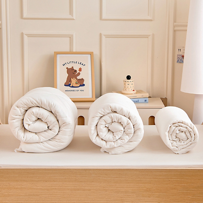 91家纺网 家纺一手货源 找家纺 （总）乐秀家纺 2026新款水洗棉幼儿园A类棉花芯内胆多件套儿童棉花被子120x150cm入园被芯春秋款四季通用