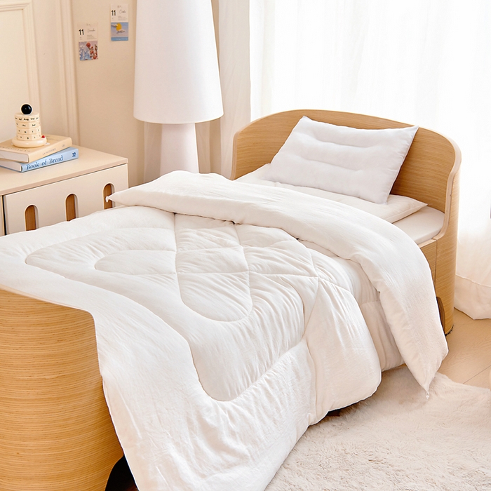 91家纺网 家纺一手货源 找家纺 （总）乐秀家纺 2026新款水洗棉幼儿园A类棉花芯内胆多件套儿童棉花被子120x150cm入园被芯春秋款四季通用