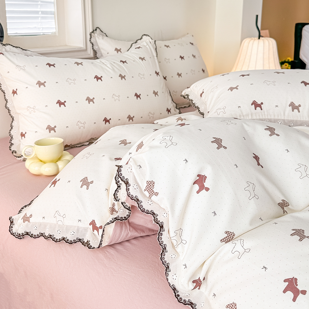 91家纺网 家纺一手货源 找家纺 （总）梓之赫 2026新款古法水洗云感棉四件套