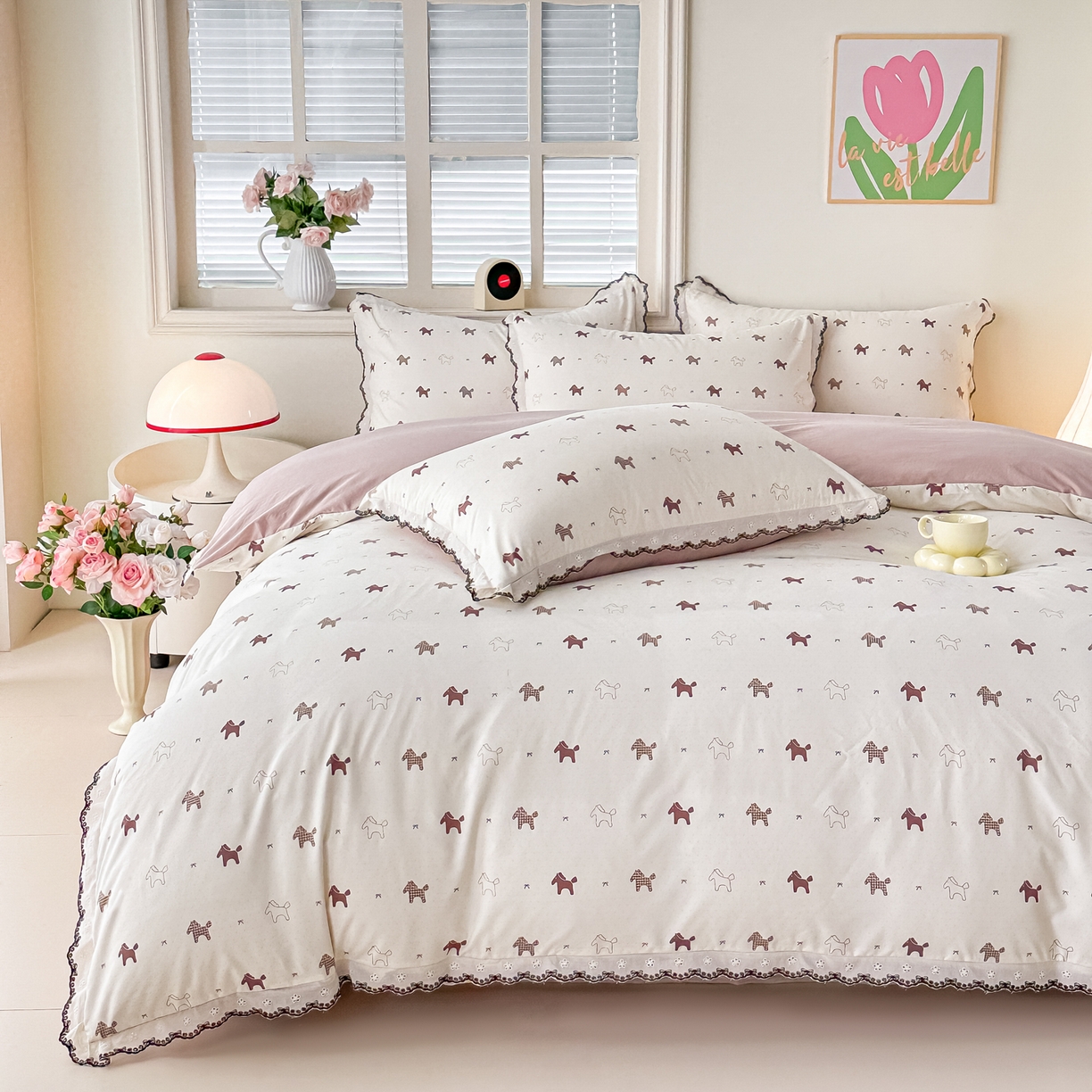 91家纺网 家纺一手货源 找家纺 （总）梓之赫 2026新款古法水洗云感棉四件套