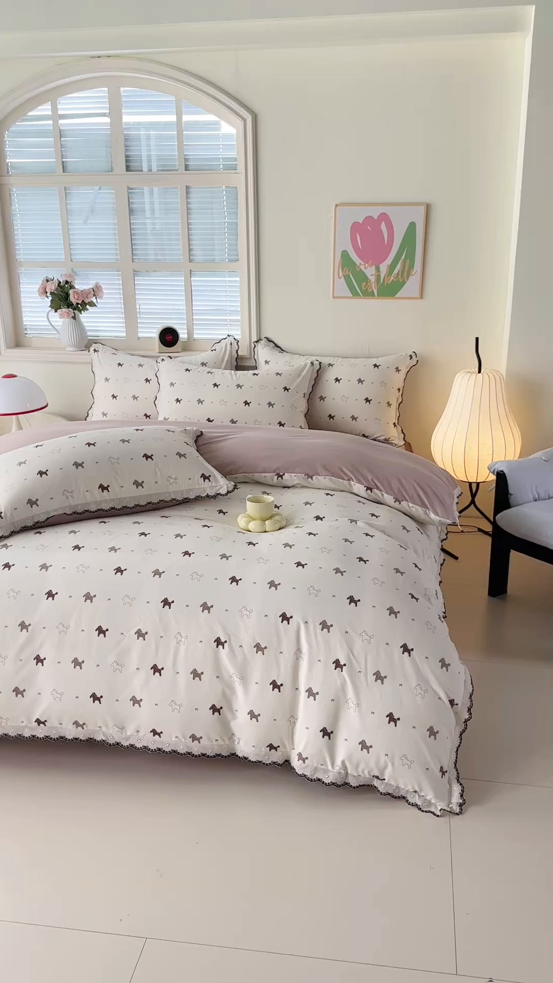 91家纺网 家纺一手货源 找家纺 梓之赫 2026新款古法水洗云感棉四件套 爱玛