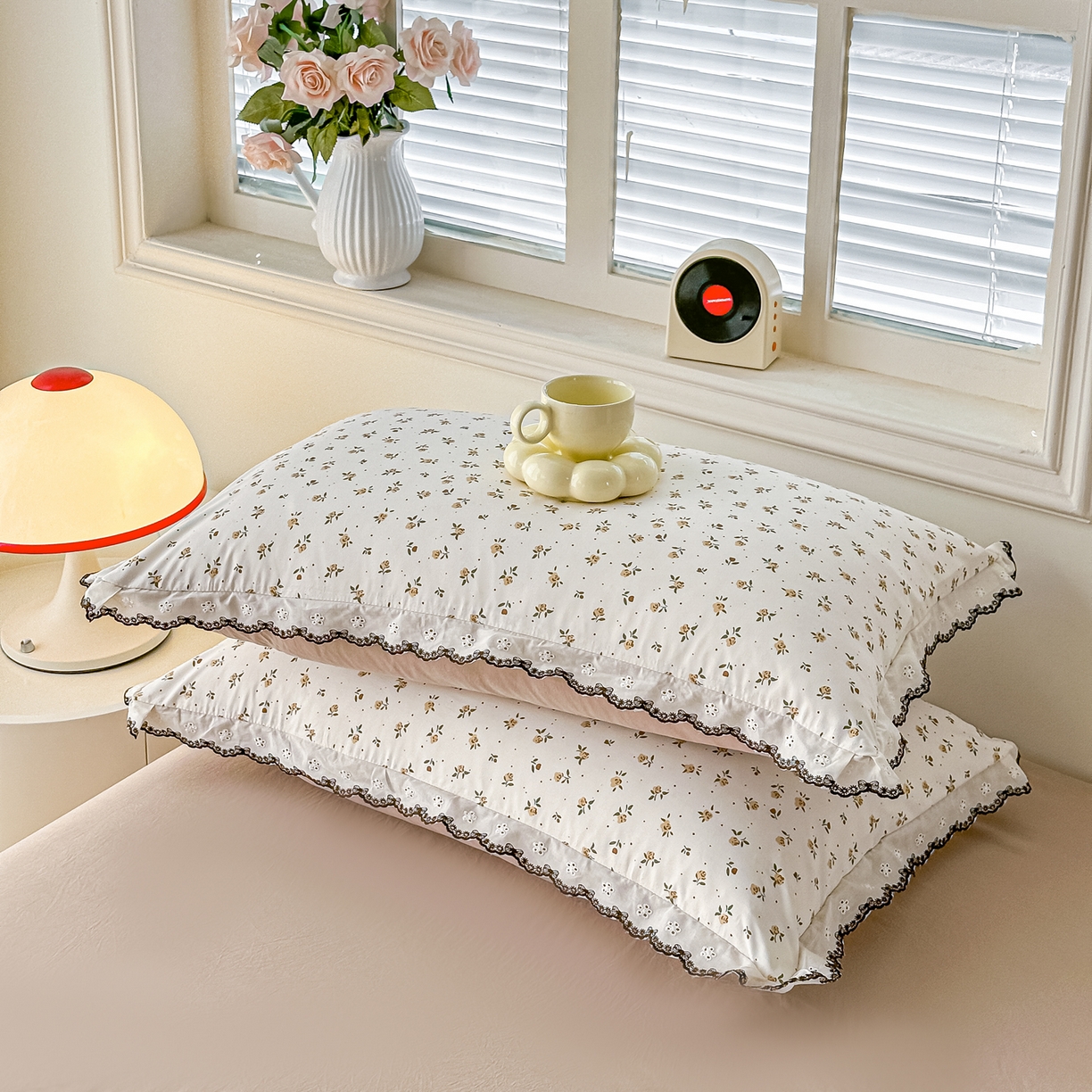 91家纺网 家纺一手货源 找家纺 梓之赫 2026新款古法水洗云感棉四件套 花枝笑语