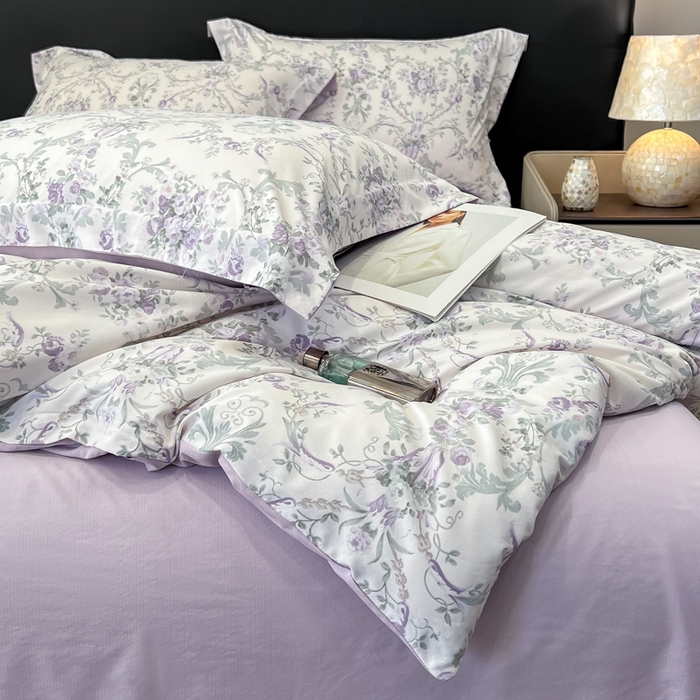 91家纺网 家纺一手货源 找家纺 （总）繁花家居 2026凉感云丝棉高克重冰感天丝绵四件套