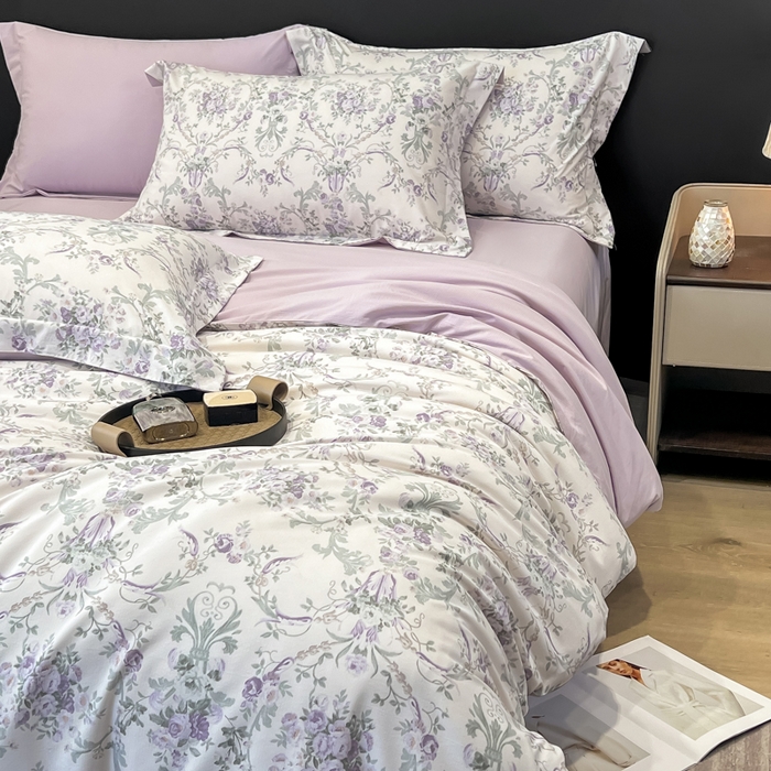 91家纺网 家纺一手货源 找家纺 （总）繁花家居 2026凉感云丝棉高克重冰感天丝绵四件套