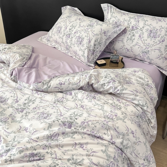 91家纺网 家纺一手货源 找家纺 （总）繁花家居 2026凉感云丝棉高克重冰感天丝绵四件套