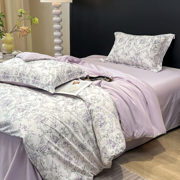 91家纺网 家纺一手货源 找家纺 （总）繁花家居 2026凉感云丝棉高克重冰感天丝绵四件套