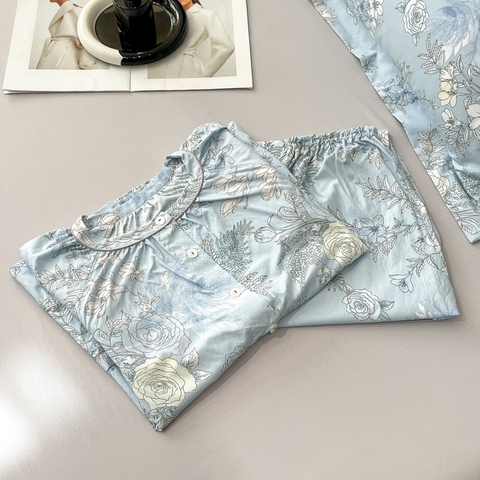 91家纺网 家纺一手货源 找家纺 繁花家居 2026凉感云丝棉高克重冰感天丝绵四件套 橘子花信