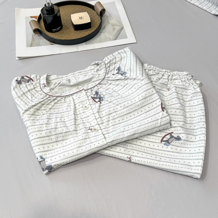 91家纺网 家纺一手货源 找家纺 繁花家居 2026凉感云丝棉高克重冰感天丝绵四件套 童心木马