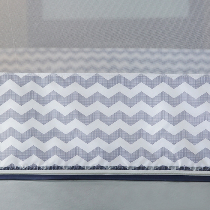 91家纺网 家纺一手货源 找家纺 青竹苑 2026新款云顶免安装魔术蚊帐 曲线灰