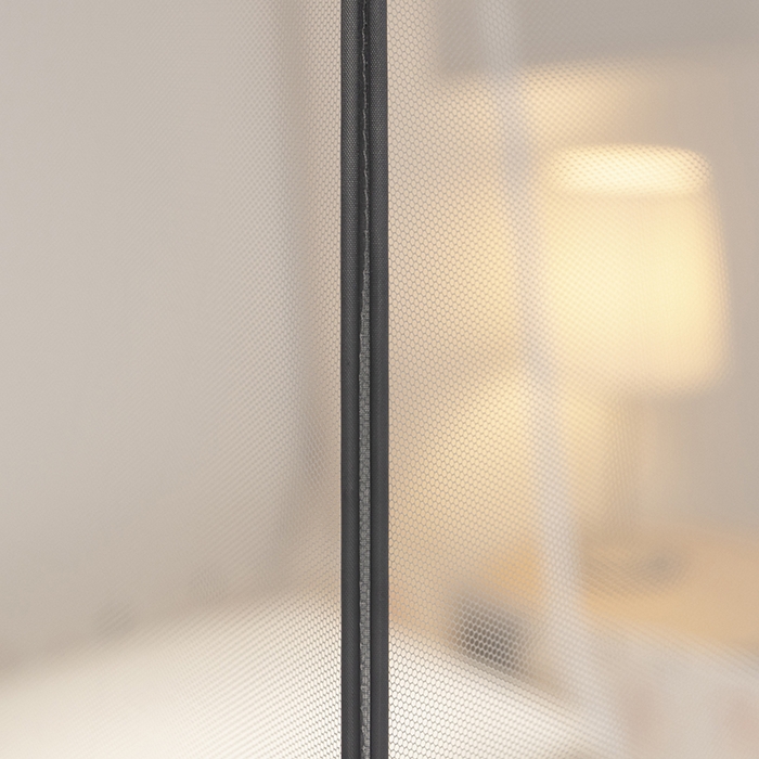 91家纺网 家纺一手货源 找家纺 （总）青竹苑 2026新款免安装大顶花边款魔术蚊帐